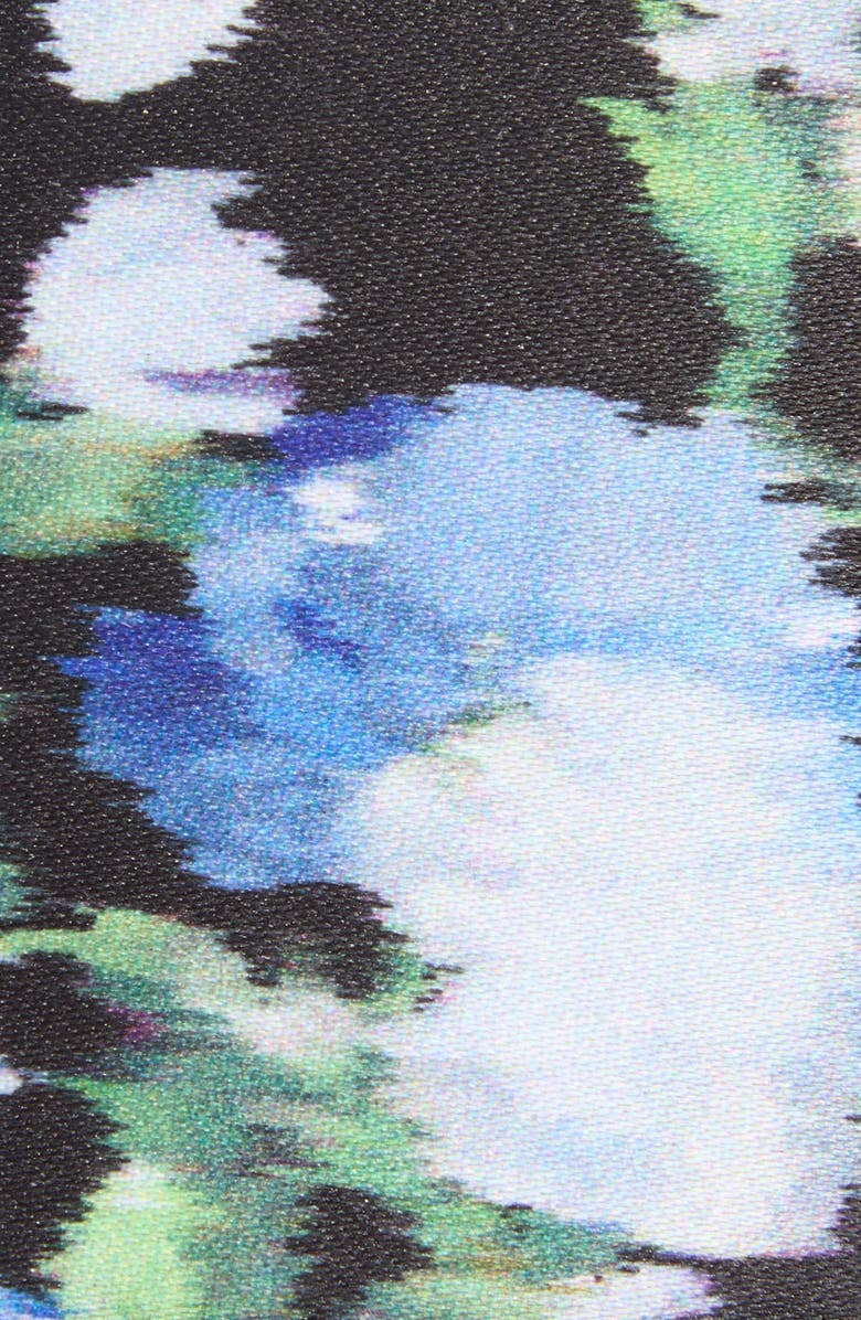 Carolina Herrera Icon Floral Belt, Alternate, color, Blue Multi