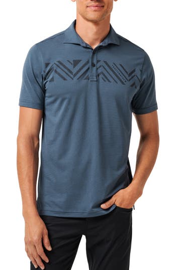 Travismathew All Day Access Polo In Blue