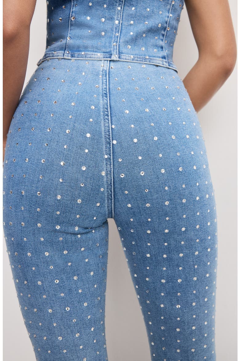 Dolly Crystal Denim Pants, Alternate, color, INDIGO1023