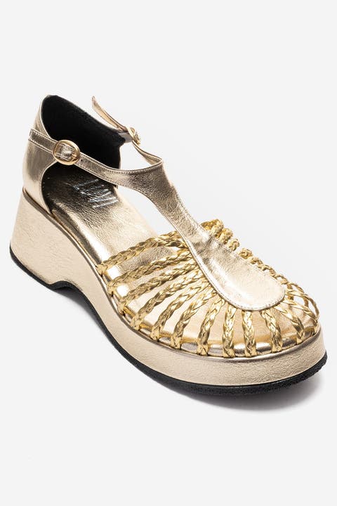 Barry Woven Wedge Sandal