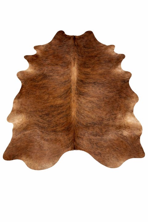 Eco Hides Brindle Cowhide Rug 8'0" × 6'7"