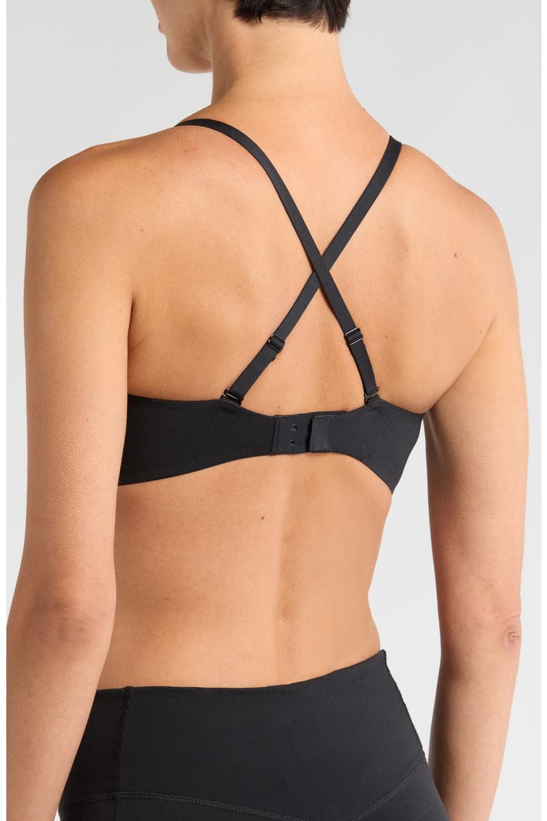 Alate Minimalist Dri-FIT Padded Sports Bra, Alternate, color, 010 BLACK/COL GY