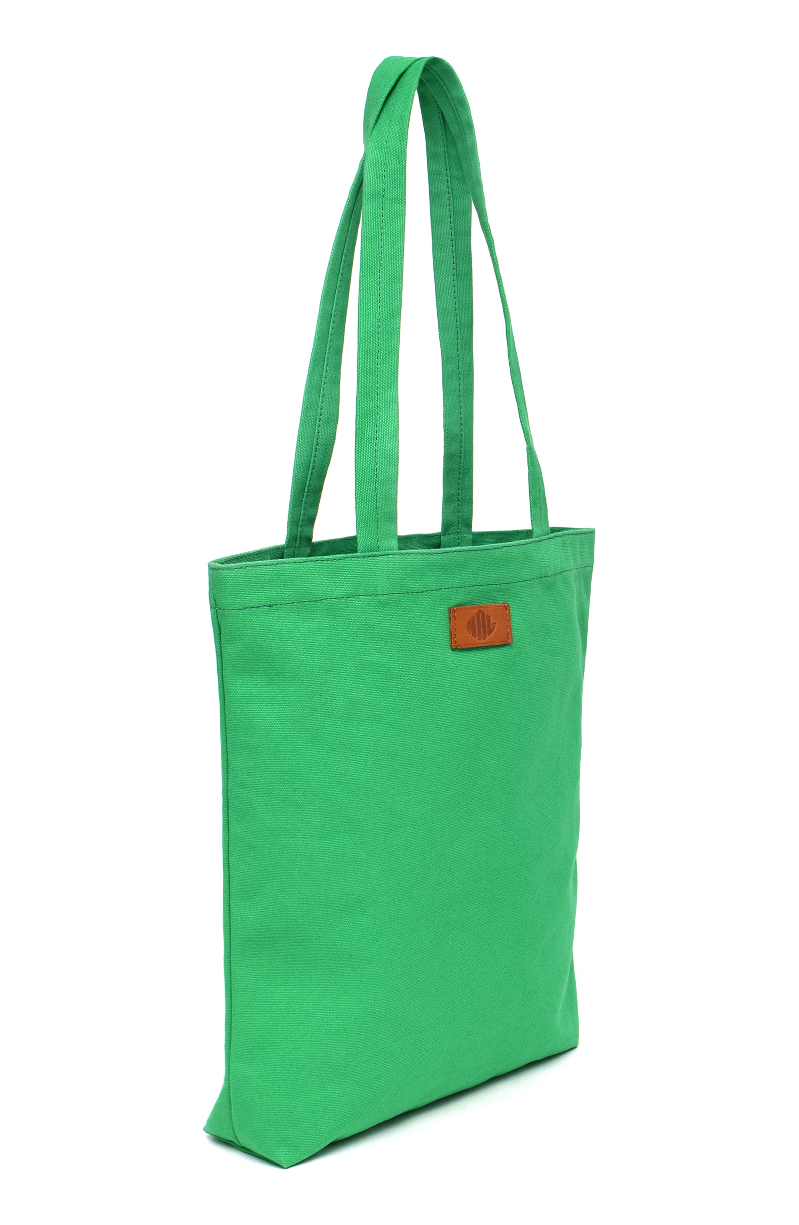 New Amsterdam Leatherworks Eden Cotton Canvas Tote, Alternate, color, Kelly