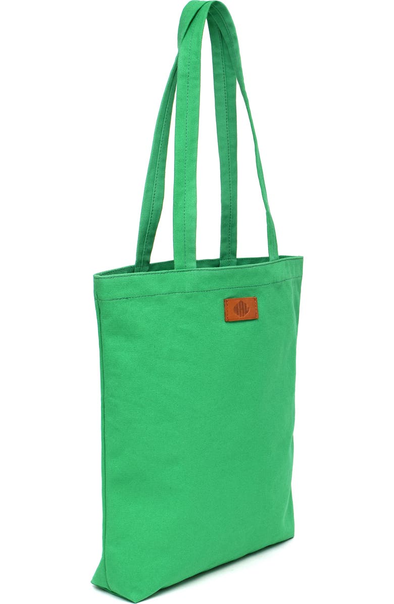 New Amsterdam Leatherworks Eden Cotton Canvas Tote, Alternate, color, Kelly