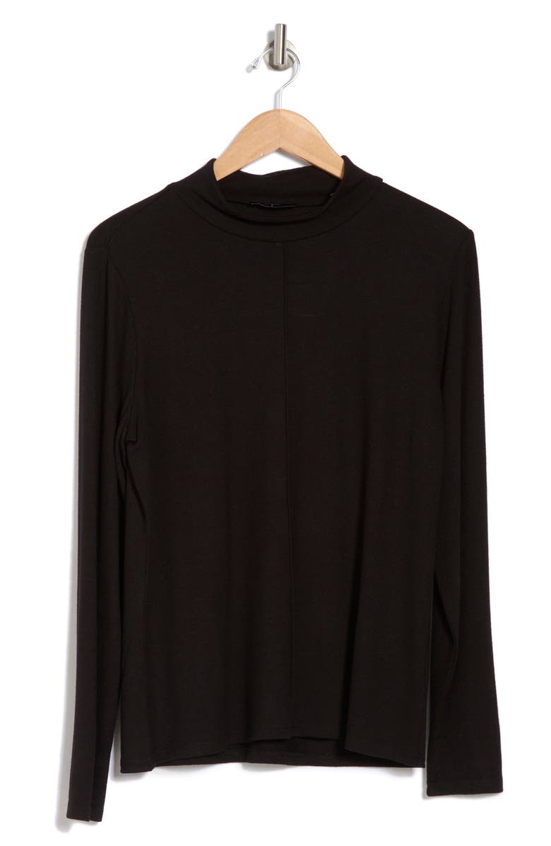 T Tahari Mock Neck Long Sleeve Top, Alternate, color,