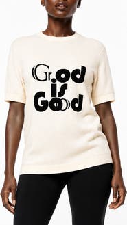 Dai Moda God Is Good Cashmere & Cotton Sweater