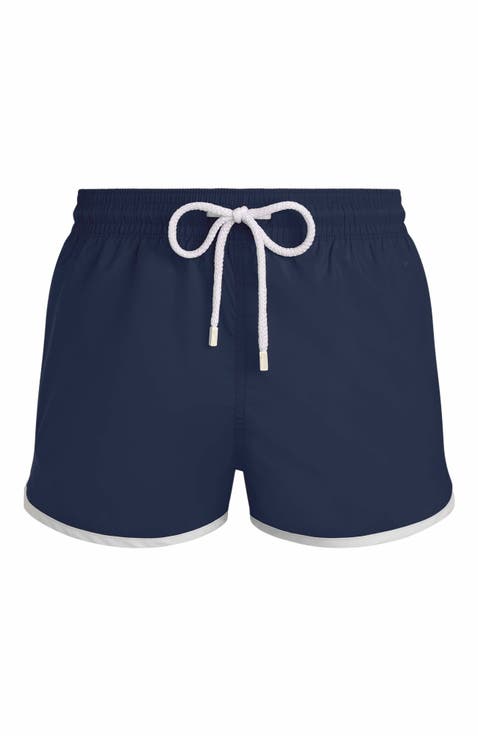 Men's Solid Ultra-Light Short Swim Trunks