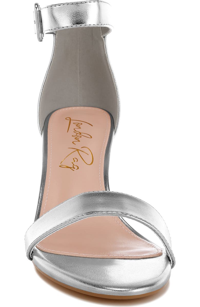 LONDON RAG Yuti Sandal, Alternate, color, Silver