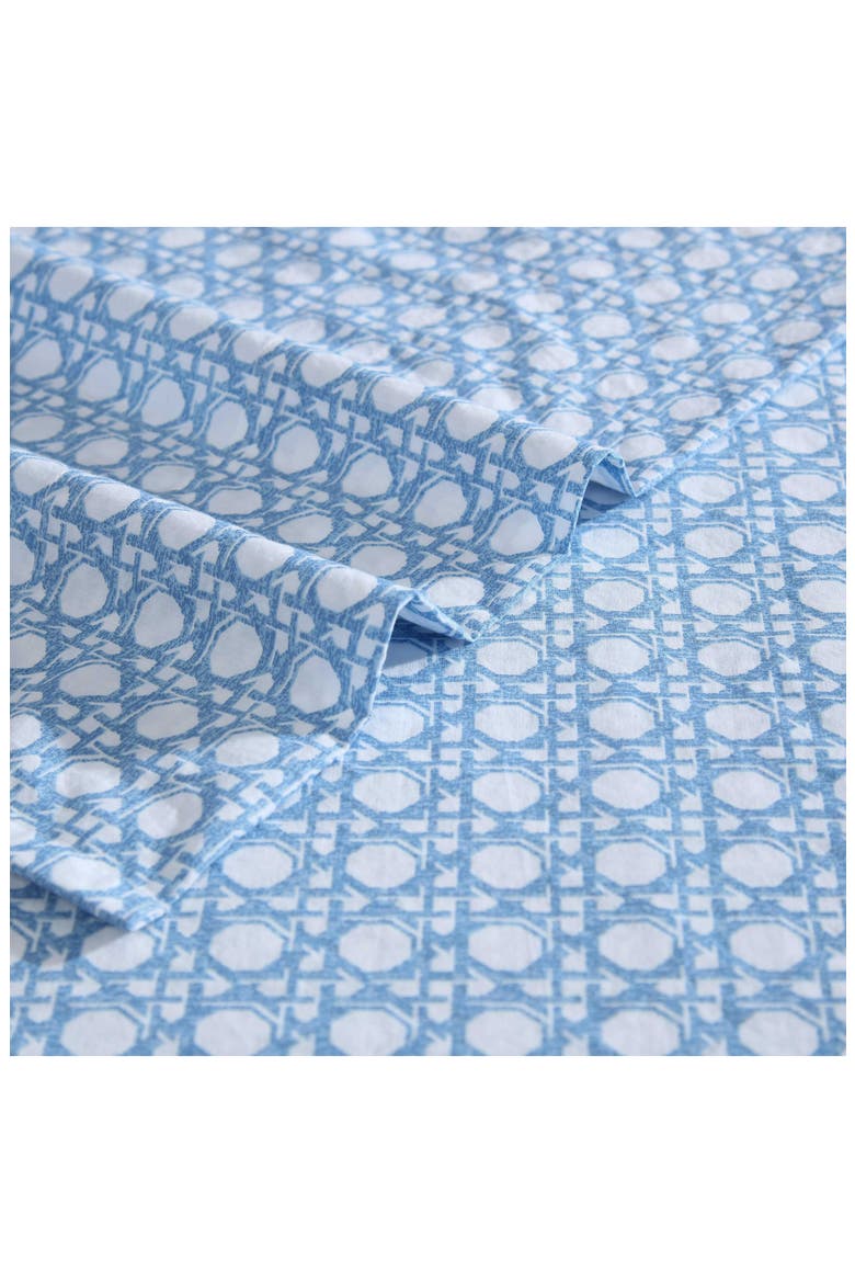 Diamond Isle 4-Piece Sheet Set, Alternate, color, LIGHT / MEDIUM BLUE
