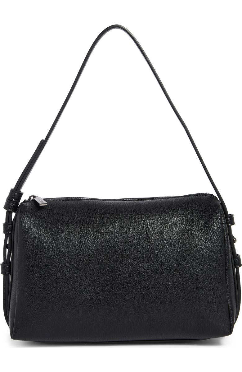 BCBG Convertible Faux Leather Shoulder Bag, Main, color, Black