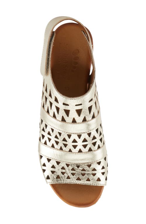 Spring Step Dorotha Cutout Block Heel Sandal