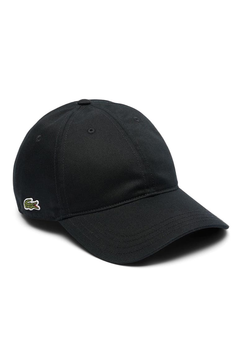 Essential Cotton Twill Baseball Cap, Main, color, BLACK