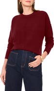 Vince Camuto Exposed Seam Crewneck Sweater