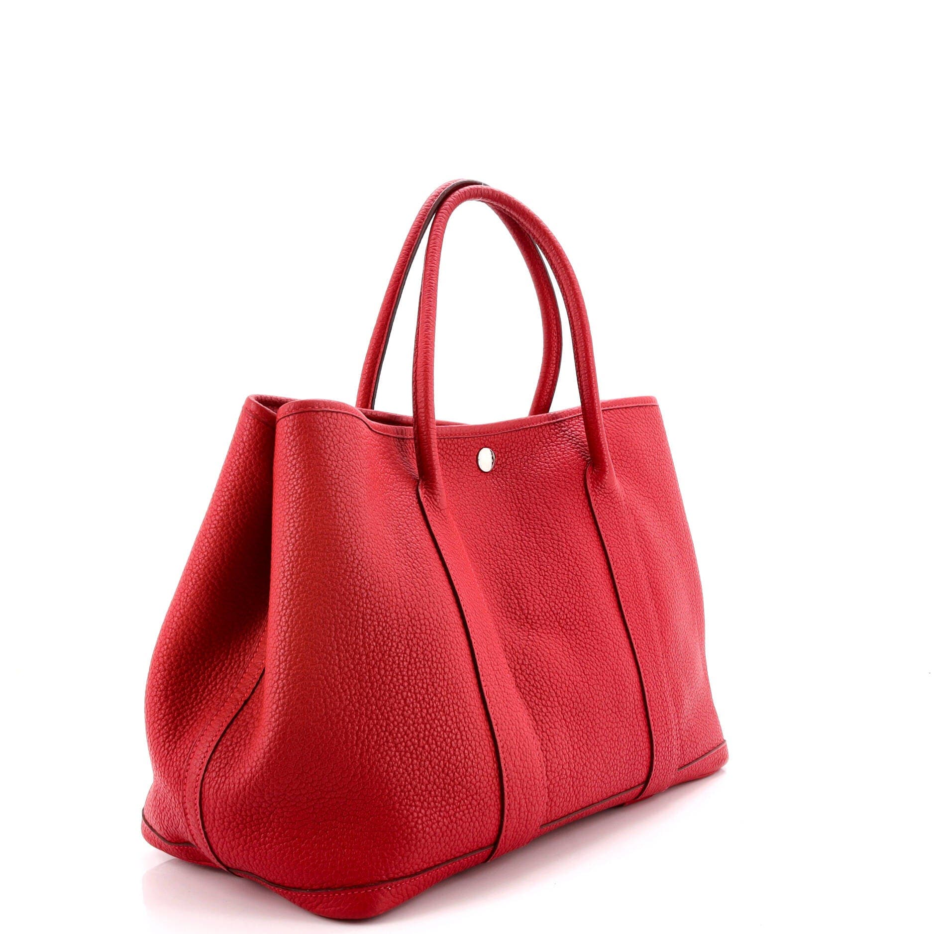 Garden Party Tote Leather 36, Alternate, color, Red