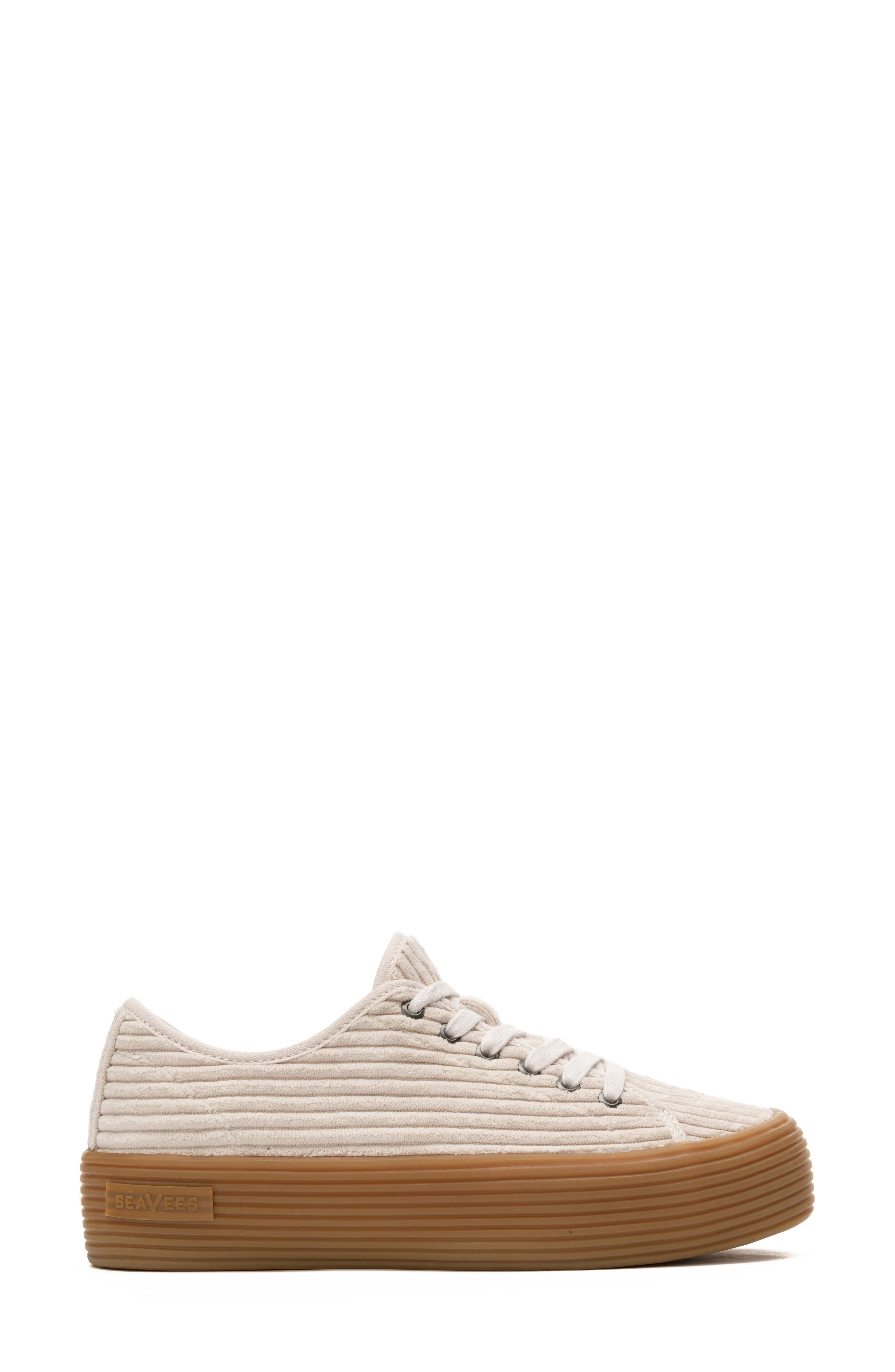 SeaVees Monterey Corduroy Platform Sneaker, Alternate, color, 