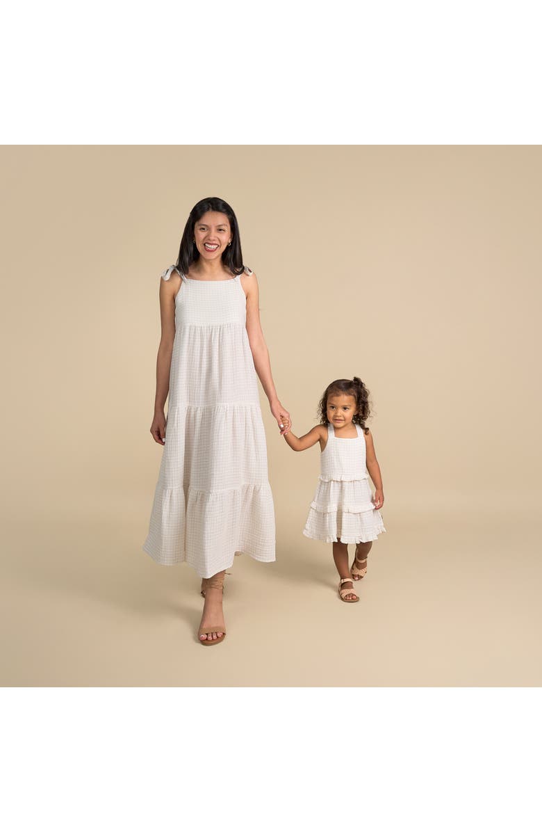 Modern Moments<sup>™</sup> by Gerber Mommy & Me Sun Dress, Main, color, Tan Gingham