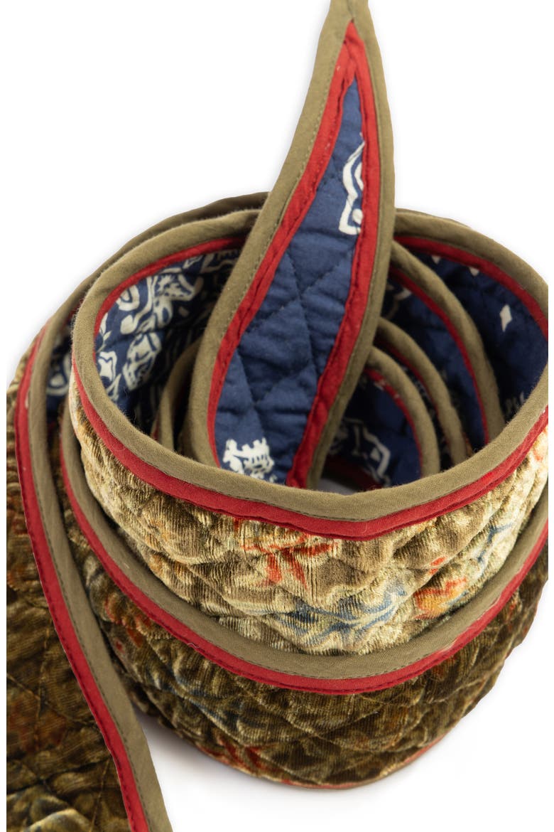 Reversible Scarf Belt, Alternate, color, GREEN