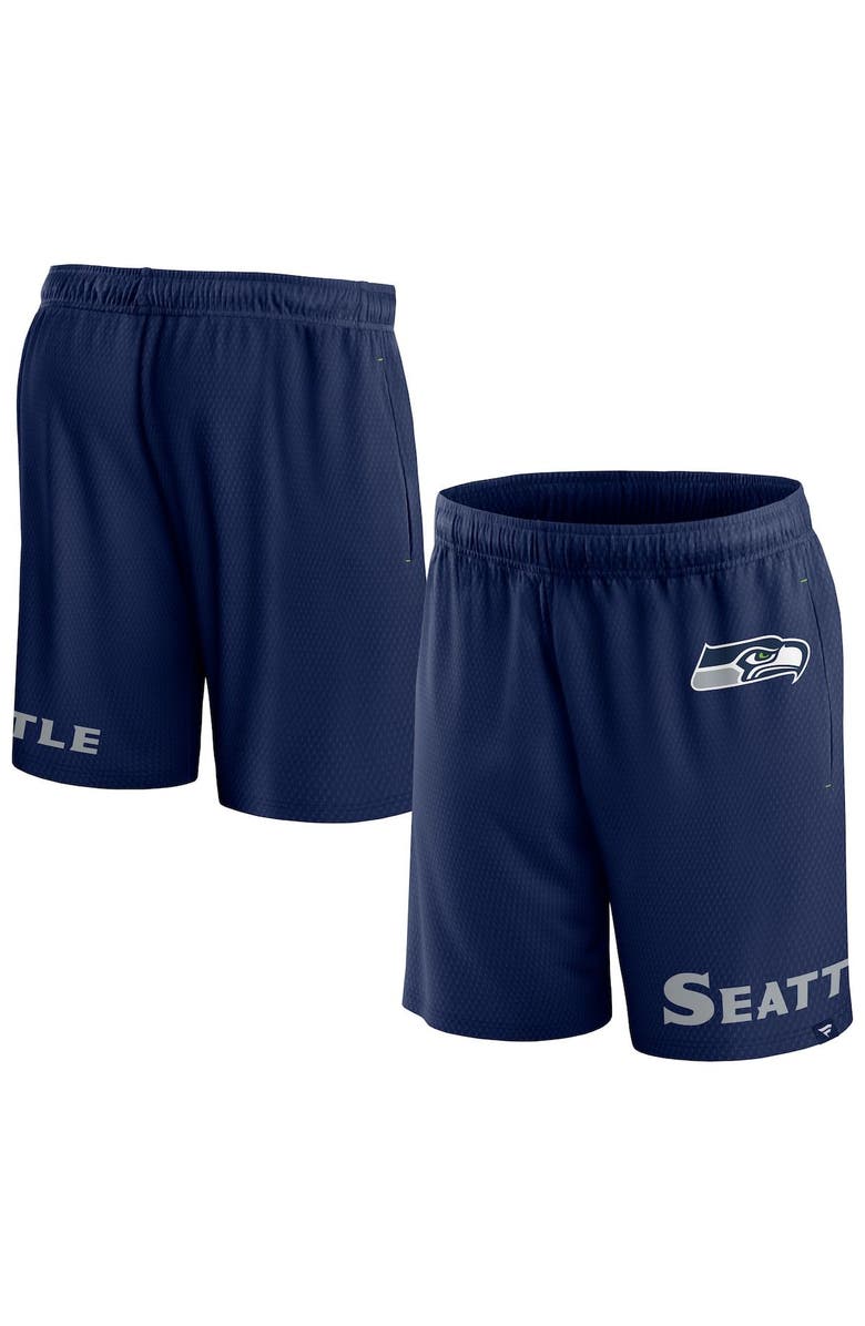 FANATICS Men's Fanatics Branded College Navy Seattle Seahawks Clincher Shorts, Main, color, Navy