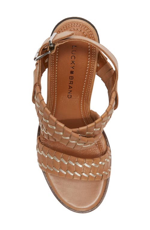 Lucky Brand Dabene Slingback Sandal In Latte