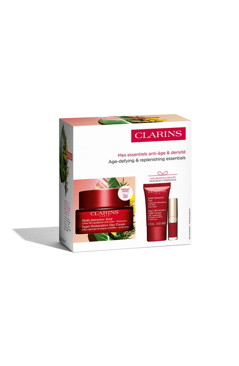 Clarins Super Restorative Anti Aging Skin Care Starter Set $185 Value, Alternate, color, 