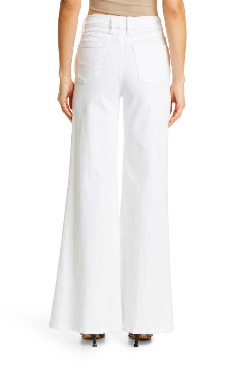 FRAME Women's Le Palazzo Wide Leg Pants, Alternate, color, Blanc