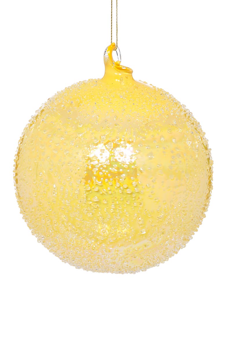 Sparkling Ombre Ornament, Small, Set of 6, Main, color, Yellow