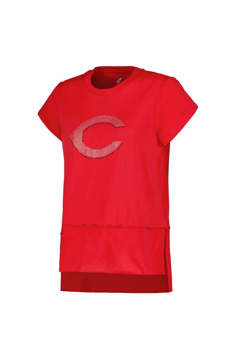 G-III 4HER BY CARL BANKS Women's G-III 4Her by Carl Banks Red Cincinnati Reds Cheer Fashion T-Shirt, Alternate, color, 