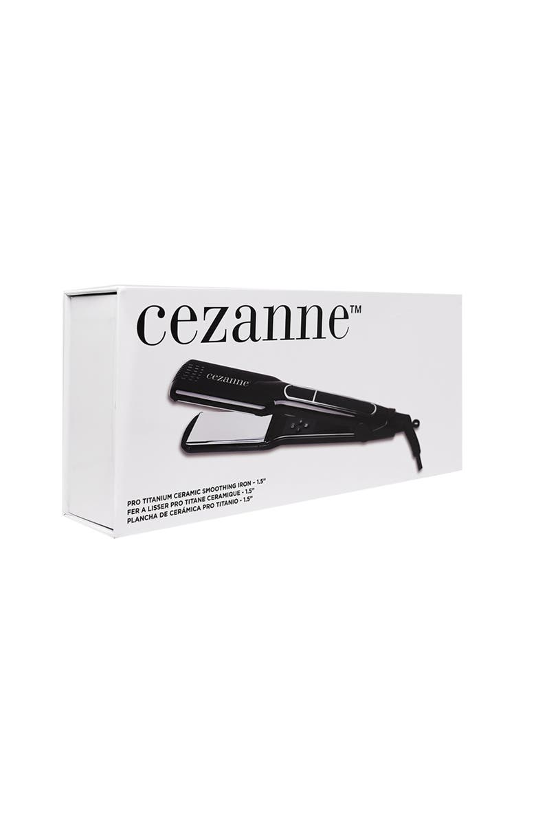 Cezanne Hair Professional Pro Titanium Ceramic Smoothing Iron, Alternate, color, NO COLOR