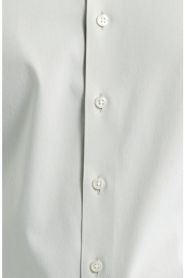 Trim Fit Premium Performance Dress Shirt, Alternate, color, GREEN MATTEO DOBBY