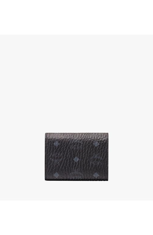 Mcm Tracy Three-fold Wallet In Black