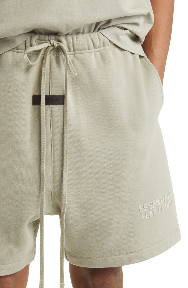 Fear of God Essentials Essentials Cotton Blend Drawstring Shorts, Alternate, color,