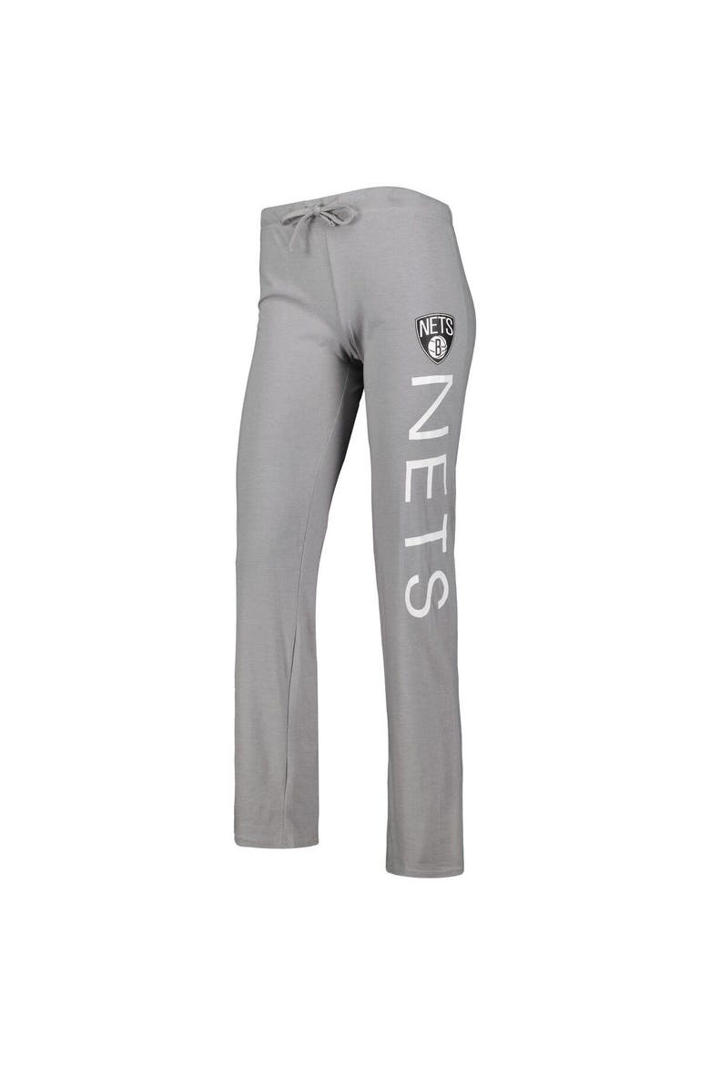Women's Concepts Sport Gray/Black Brooklyn Nets Team Tank Top & Pants Sleep Set, Alternate, color, Gray