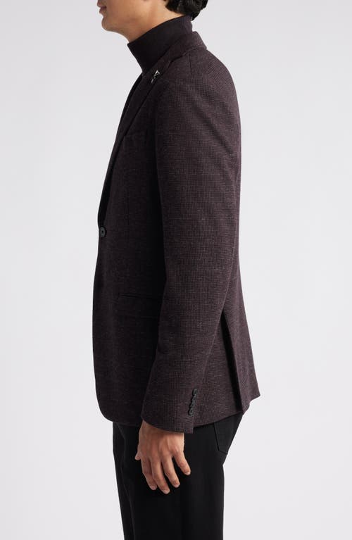 John Varvatos Check Unlined Sport Coat In Brown