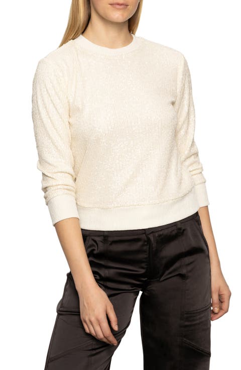 Relaxed Sparkle Knit Top (Regular & Petite)