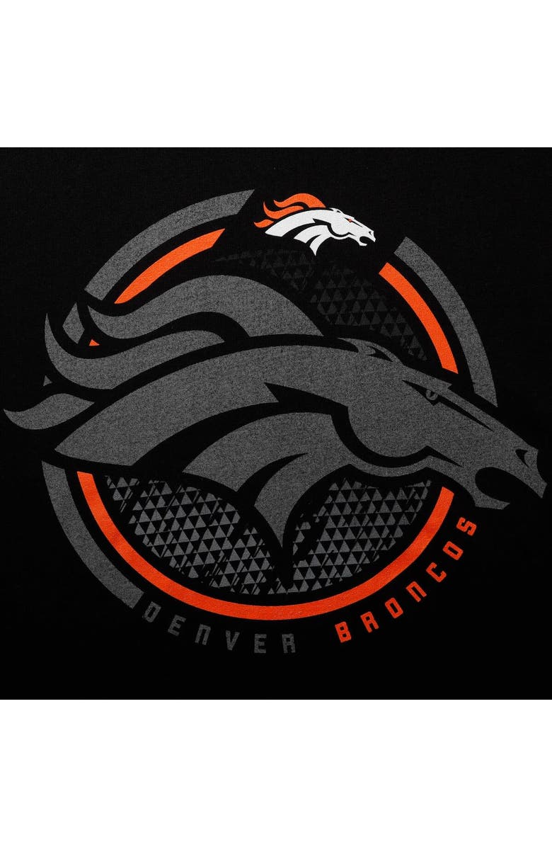 FANATICS Men's Fanatics Branded Black Denver Broncos Big & Tall Color Pop Long Sleeve T-Shirt, Alternate, color,