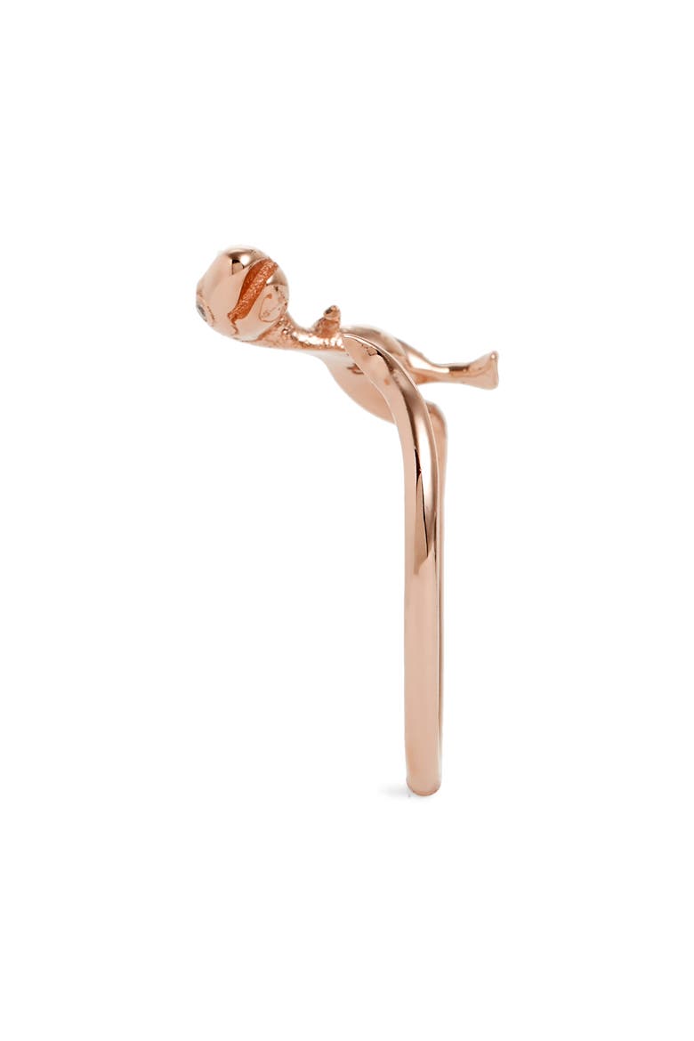 x Jurassic Park 25th Anniversary Baby T-Rex Ring (Nordstrom Exclusive), Alternate, color, PINK GOLD