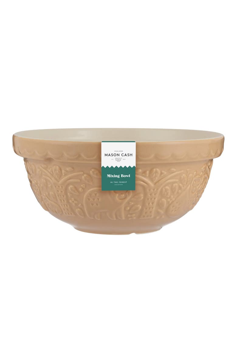 MASON CASH In The Forest Bear Size 24 Mixing Bowl, Cane, 2.15 Quart, Alternate, color, Cane