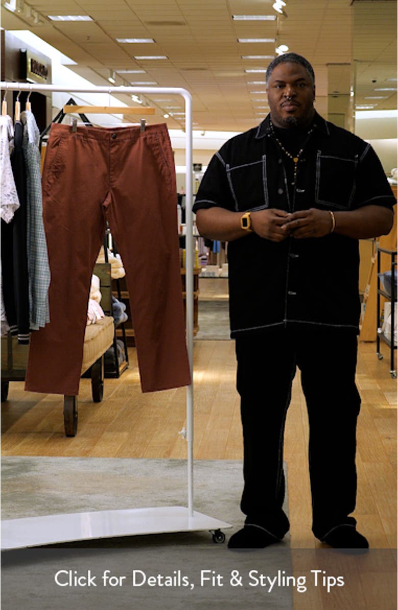 Straight Fit Washed Chinos, sales video thumbnail