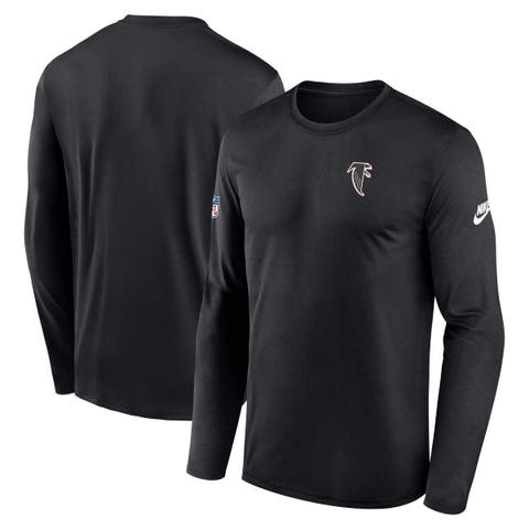 Men's Nike Black Atlanta Falcons Legend Small Logo Performance Long Sleeve T-Shirt