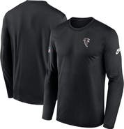 Nike Men's Nike Black Atlanta Falcons Legend Small Logo Performance Long Sleeve T-Shirt