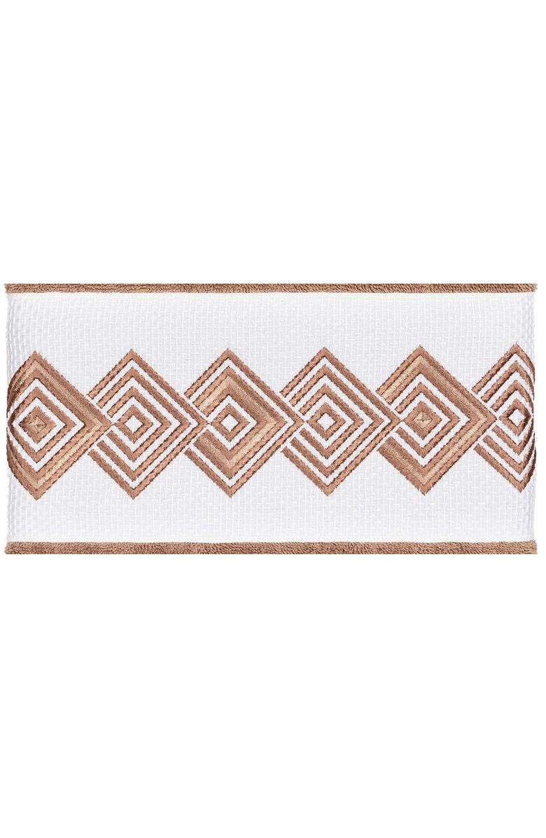 Linum Home Textiles Noah Embellished Bath Towel - Set of 2 - Latte, Main, color, Latte