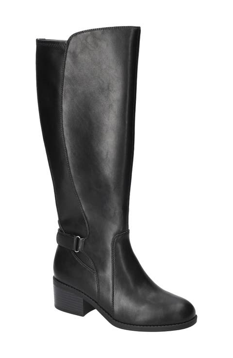 Hartley Plus Faux Leather Knee High Boot