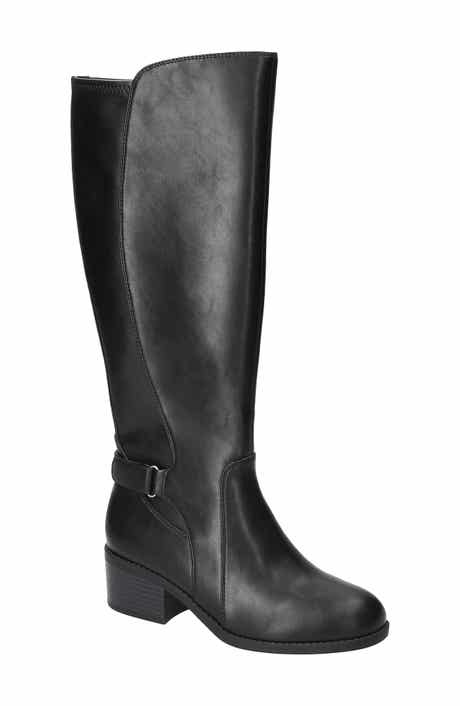 Hartley Plus Faux Leather Knee High Boot
