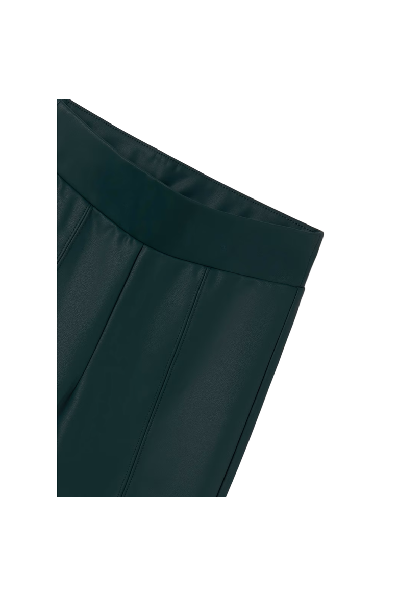 Faux Leather Leggings, Alternate, color, Dark Green