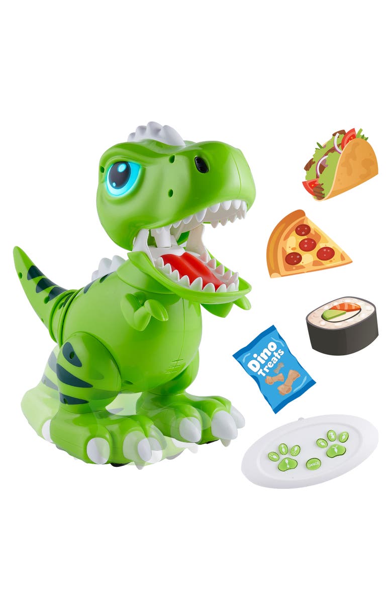 Power Your Fun Robo Pets T-Rex Dinosaur Toy, Main, color, Green