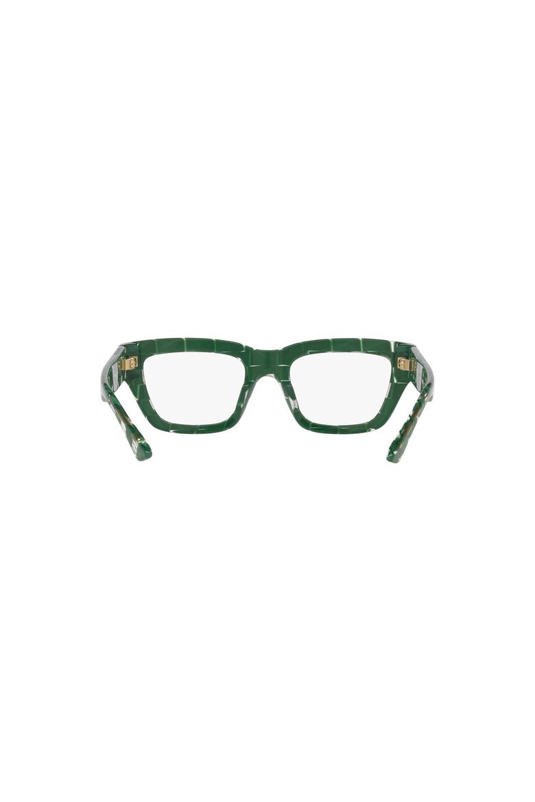 50mm Rectangle optical glasses, Alternate, color, Green