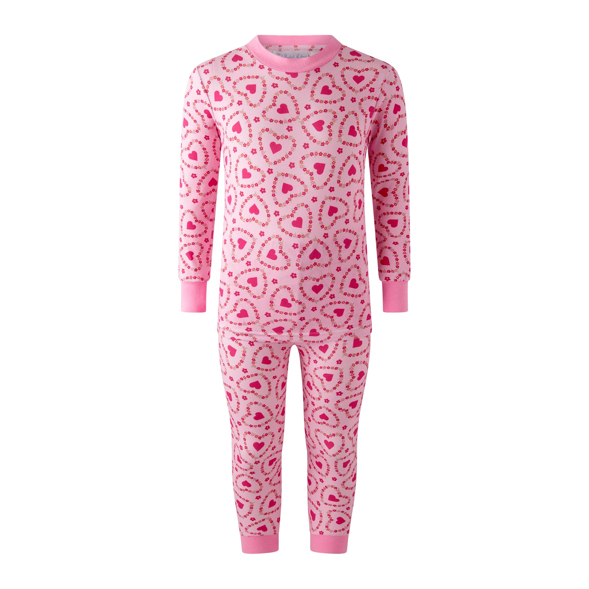 Rachel Riley Floral Heart Pajamas | Nordstrom