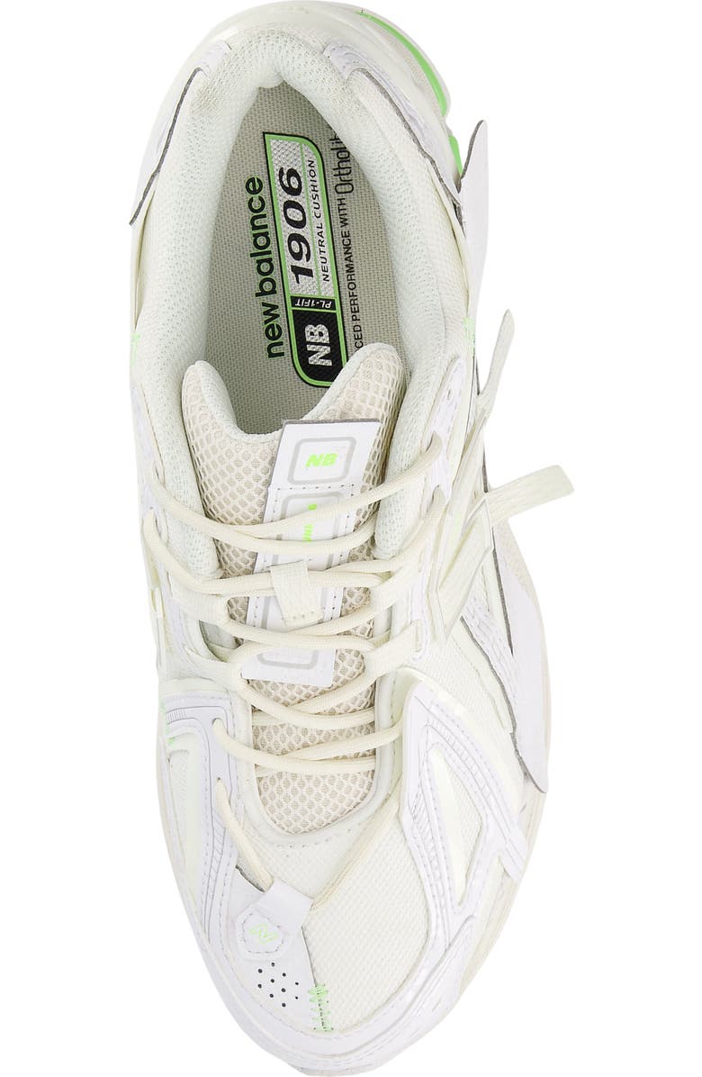 New Balance Gender Inclusive 1906A Running Shoe, Alternate, color, White/ Mint Flash