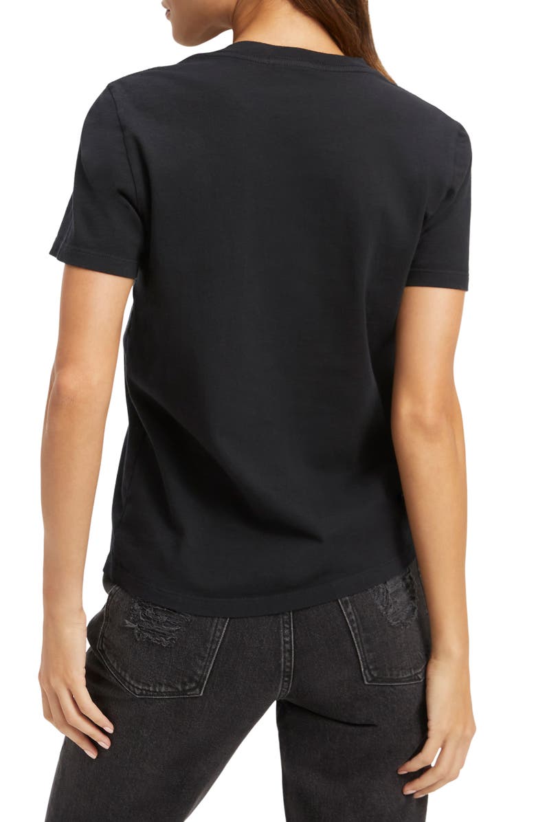 Good American Heritage Crewneck Cotton T-Shirt, Alternate, color,