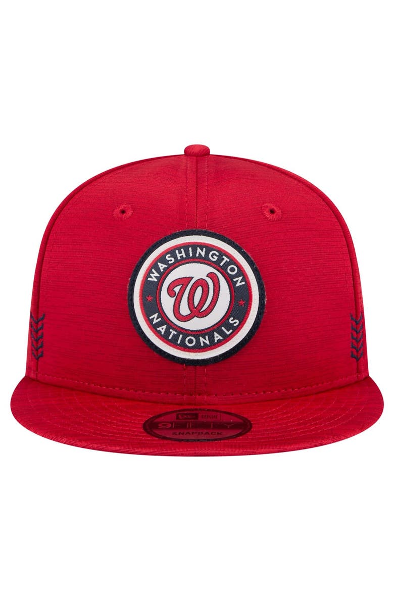 New Era Men's New Era  Red Washington Nationals 2024 Clubhouse 9FIFTY Snapback Hat, Alternate, color, 